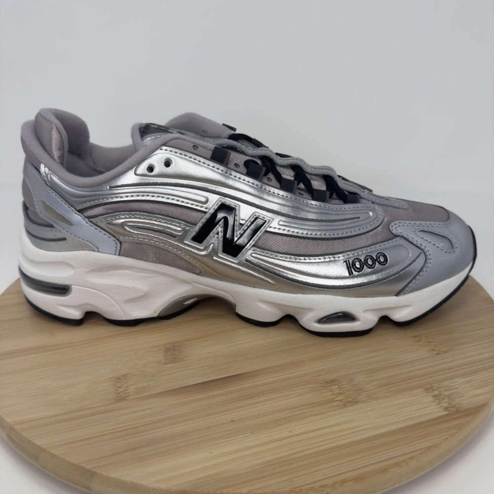 New Balance 1000 Men's Size 11.5 Silver Metallic Mesh Fashion Shoe U1000IPD